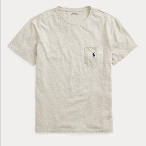 Men’s Polo Ralph Lauren gray pocket tee